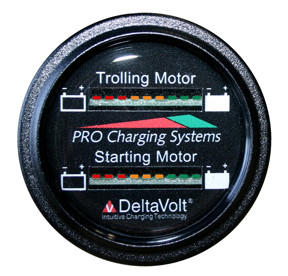 Dual Pro Battery Fuel Gauge For 1 - 24v, 1 - 12v Systems BFGWOM1524V/12V — Quality Boat Parts