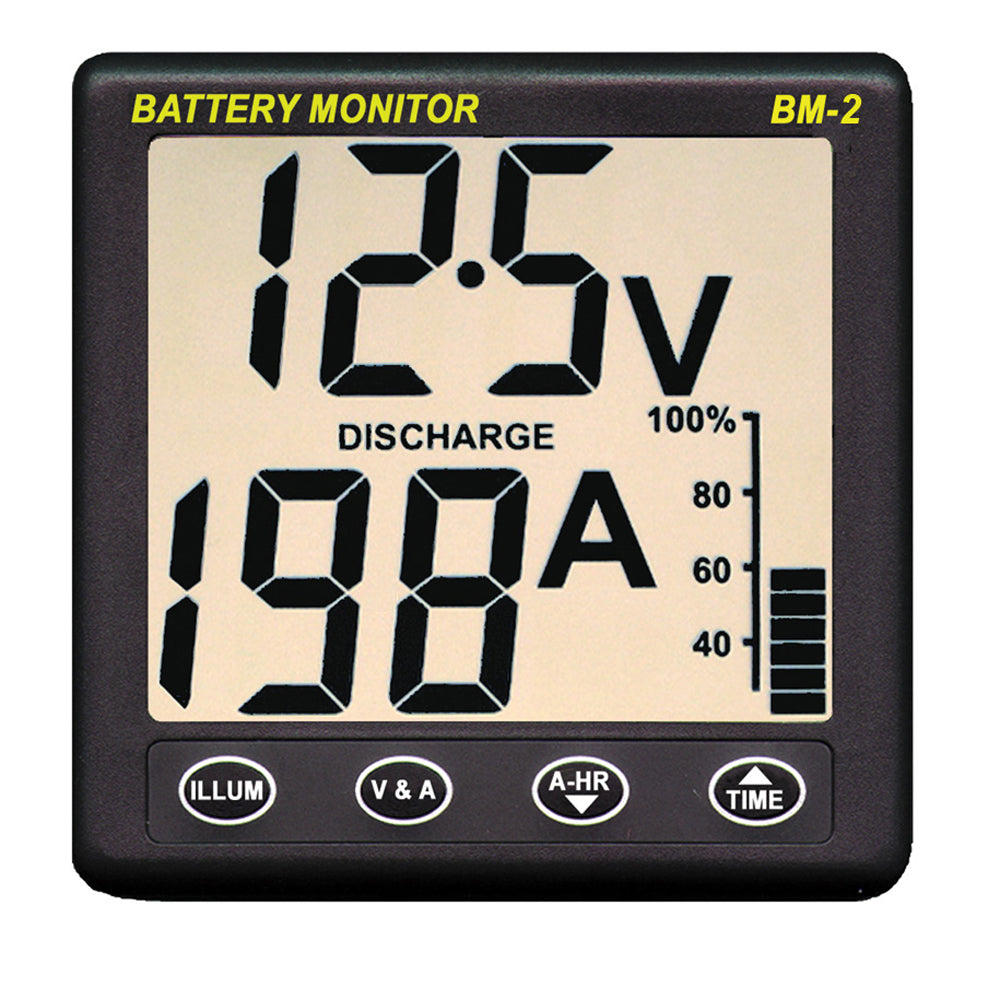 Clipper BM-2 Battery Monitor w/Shunt - 200Amp BM-2 — Quality Boat Parts