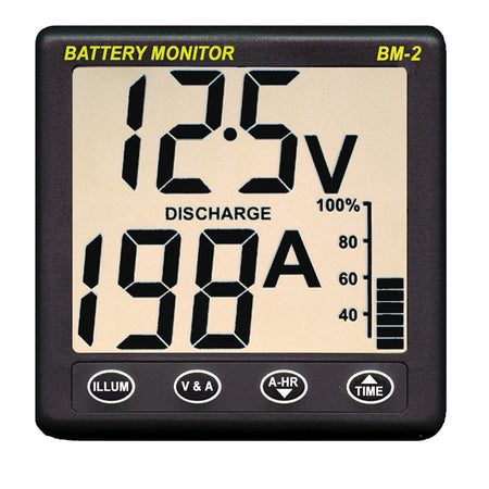 Clipper BM-2 Battery Monitor w/Shunt - 200Amp BM-2 — Quality Boat Parts
