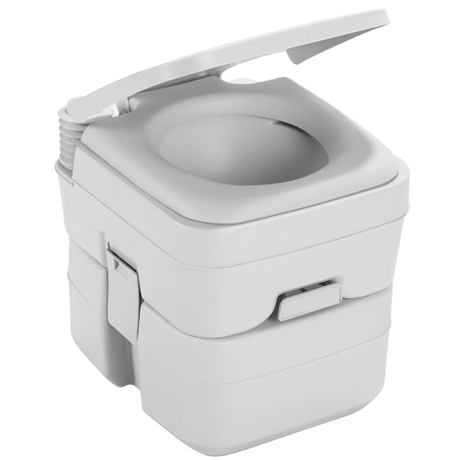Dometic 965 MSD Portable Toilet w/Mounting Brackets - 5 Gallon - Platinum 311196506 — Quality Boat Parts