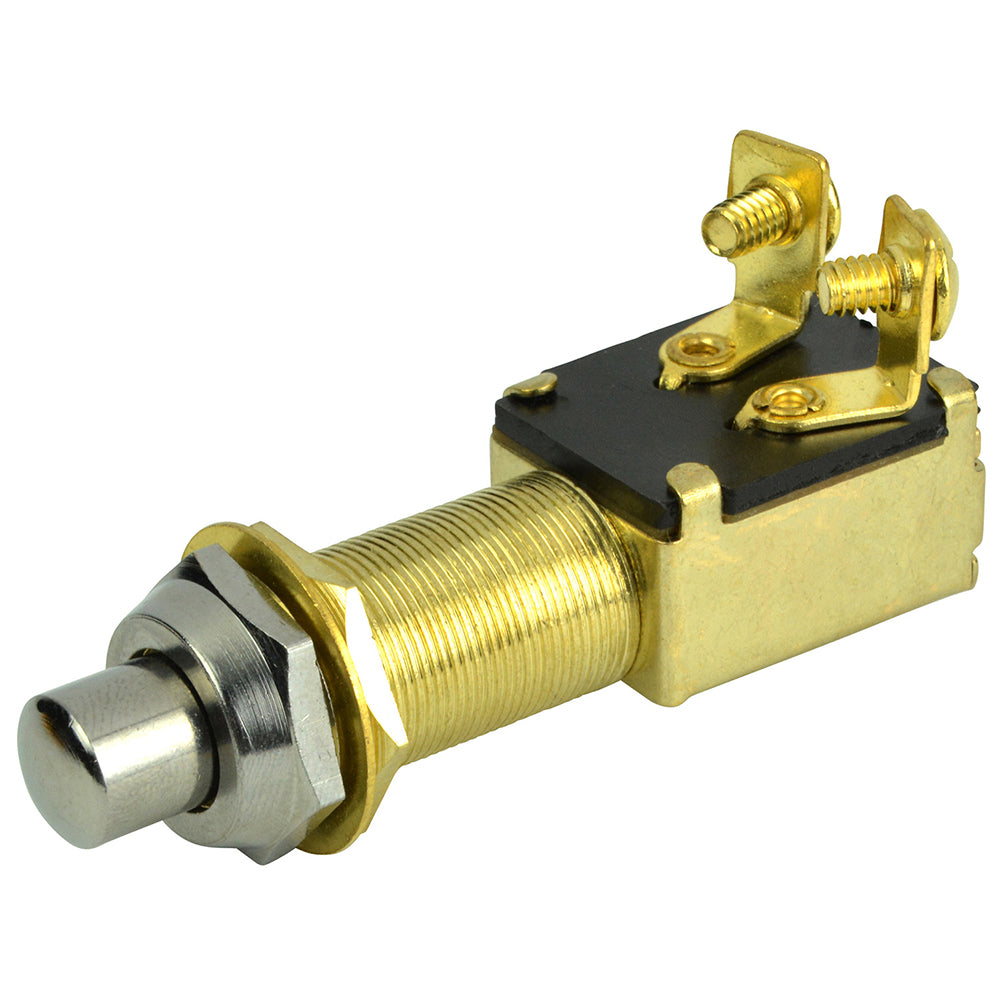 BEP 2-Position SPST Recessed Push Button Switch - OFF/(ON) 1001507 — Quality Boat Parts