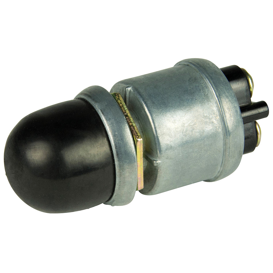 BEP 2-Position SPST Heavy-Duty Push Button Switch w/Cover - OFF/(ON) - 35 Amp 1001508 — Quality Boat Parts