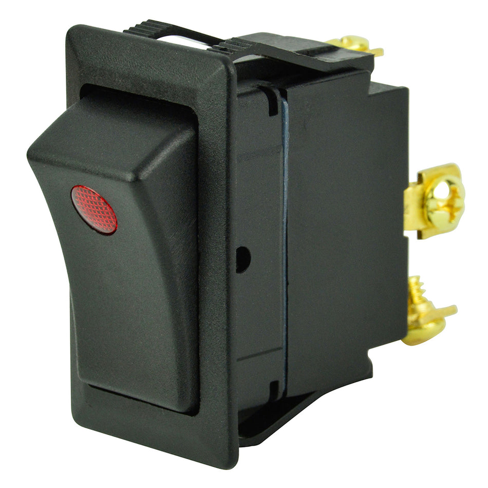 BEP SPST Rocker Switch - 1-LED - 12V - ON/OFF 1001708 — Quality Boat Parts