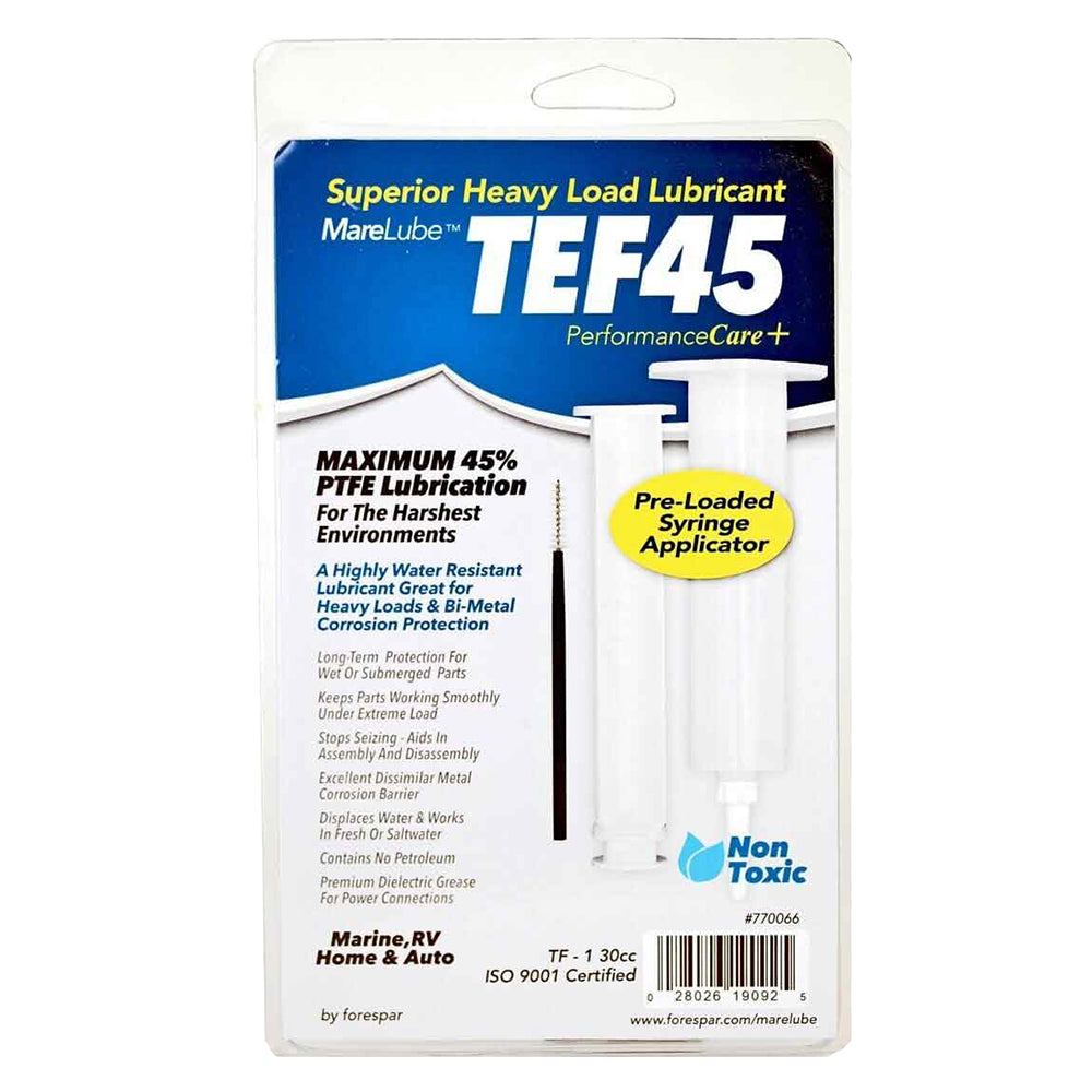 Forespar Marelube TEF45 30cc Syringe 770066 — Quality Boat Parts