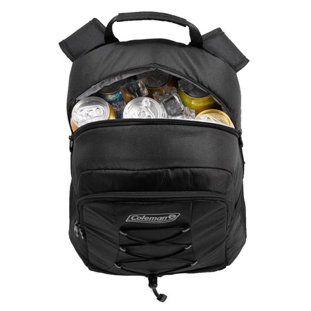 Coleman CHILLER™ 28-Can Soft-Sided Backpack Cooler - Black 2158133 — Quality Boat Parts