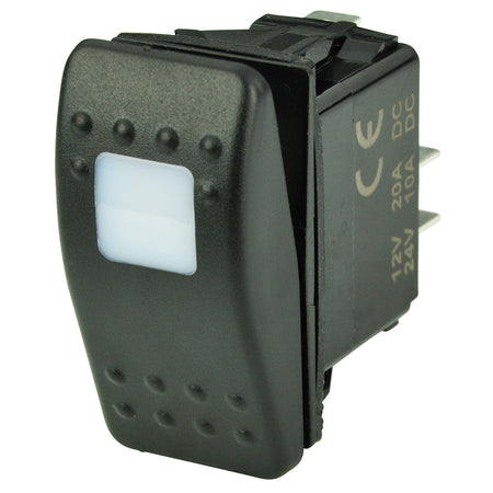 BEP SPST Contura Switch - 1-Amber LED - OFF/ON 1001801 — Quality Boat Parts