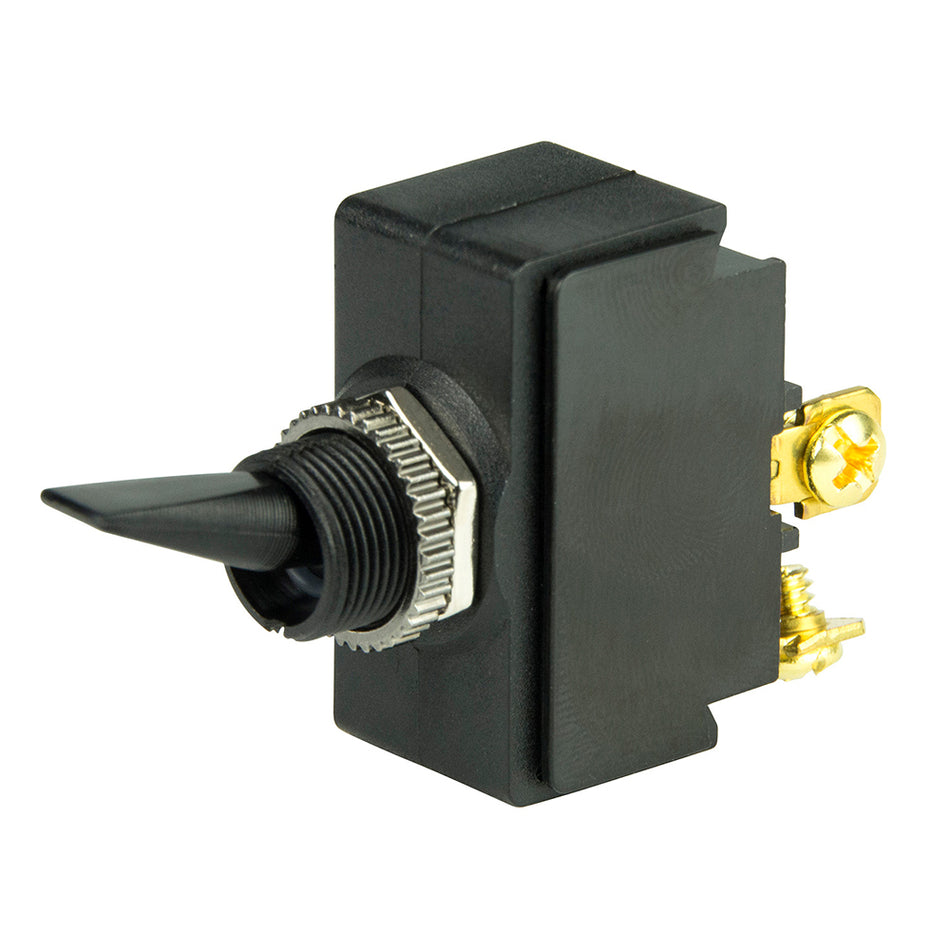 BEP SPST Nylon Toggle Switch - 12V - #6-32 Terminal - ON/OFF 1001902 — Quality Boat Parts