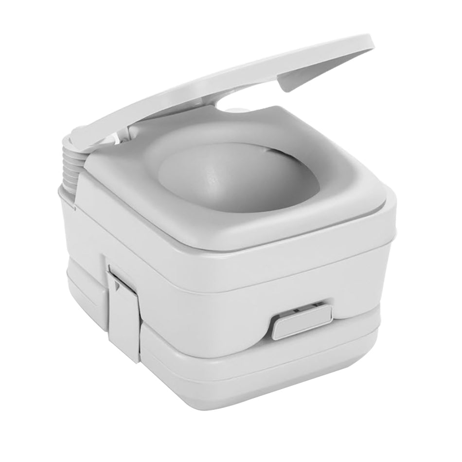Dometic 964 MSD Portable Toilet w/Mounting Brackets - 2.5 Gallon - Platinum 311196406 — Quality Boat Parts