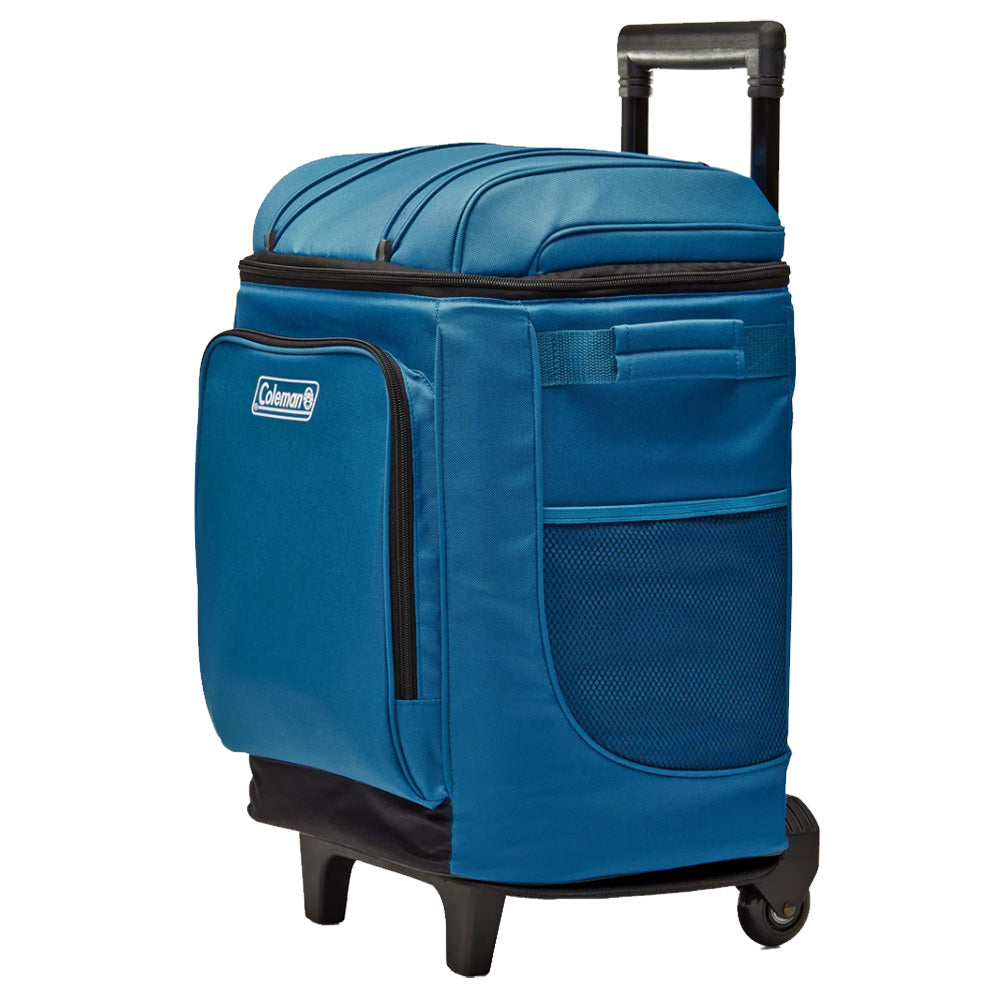 Coleman CHILLER™ 42-Can Soft-Sided Portable Cooler w/Wheels - Deep Ocean 2158120 — Quality Boat Parts