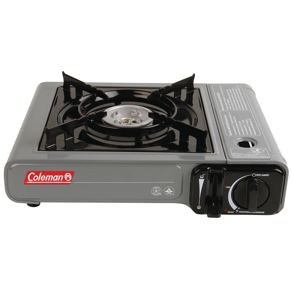 Coleman Table Top 1 Burner Butane Camping Stove - Grey 2000037885 — Quality Boat Parts