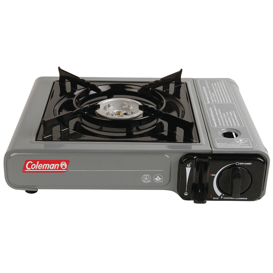 Coleman Table Top 1 Burner Butane Camping Stove - Grey 2000037885 — Quality Boat Parts