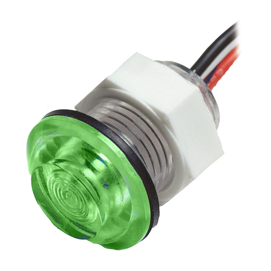 Innovative Lighting LED Bulkhead Livewell Light Flush Mount - Green 011-3500-7 — Quality Boat Parts