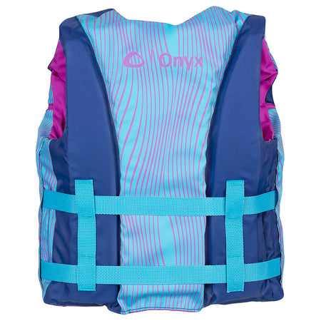 Onyx Shoal All Adventure Youth Paddle & Water Sports Life Jacket - Blue 121000-500-002-21 — Quality Boat Parts