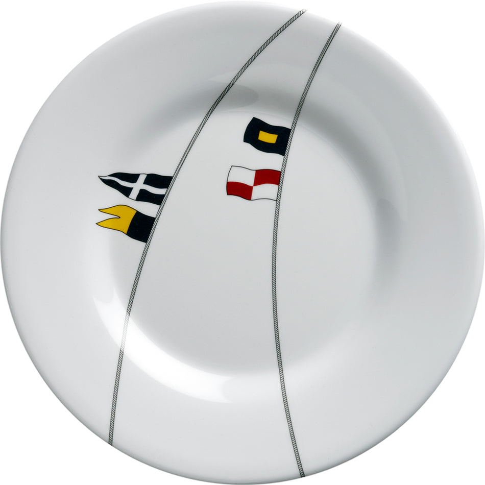 Marine Business Melamine Round Dessert Plate - REGATA - 7" Set of 6 12003C — Quality Boat Parts