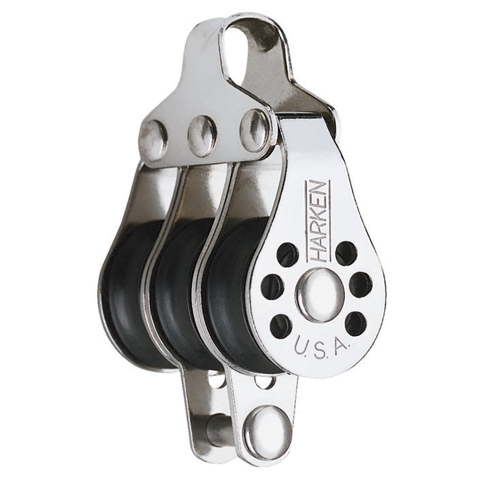 Harken 22mm Triple Micro Block w/Becket- Fishing 229F — Quality Boat Parts