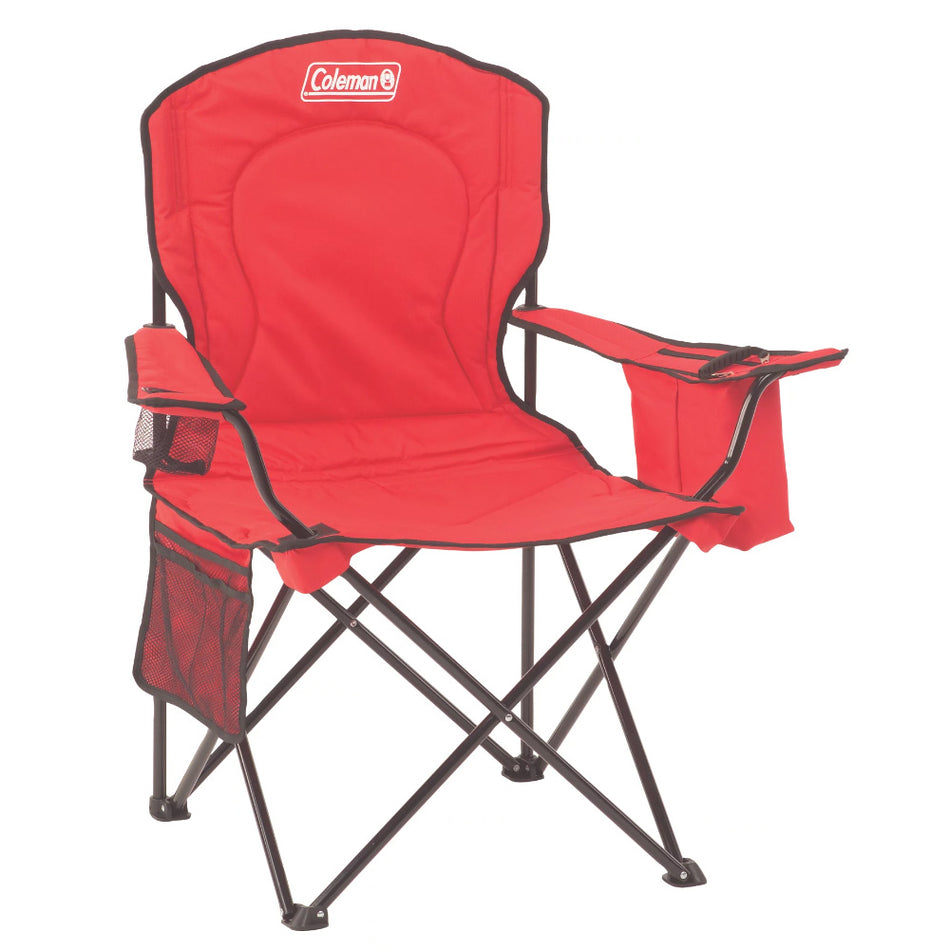 Coleman Cooler Quad Chair - Red 2000035686 — Quality Boat Parts