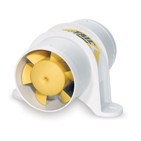 Shurflo by Pentair YELLOWTAIL™ 3" Marine Blower - 12 VDC, 120 CFM 277-3110 — Quality Boat Parts