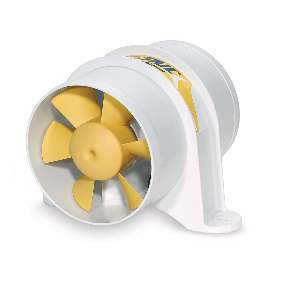 Shurflo by Pentair YELLOWTAIL™ 4" Marine Blower - 12 VDC, 215 CFM 277-4110 — Quality Boat Parts