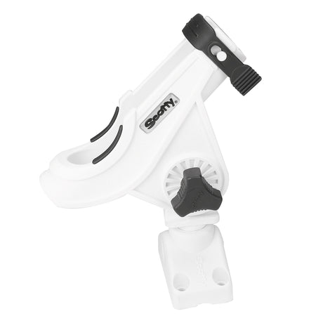 Scotty 280 Bait Caster/Spinning Rod Holder w/241 Deck/Side Mount - White 280-WH — Quality Boat Parts