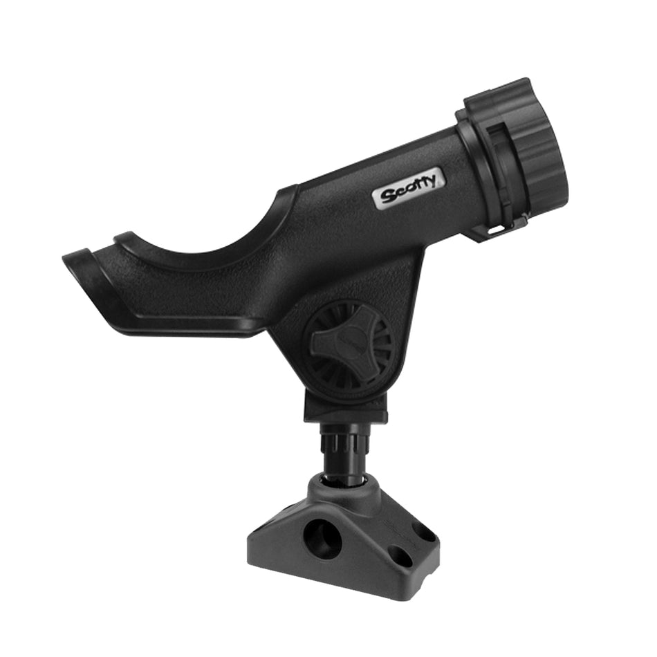 Scotty Powerlock Rod Holder Black w/241 Side/Deck Mount 230-BK — Quality Boat Parts