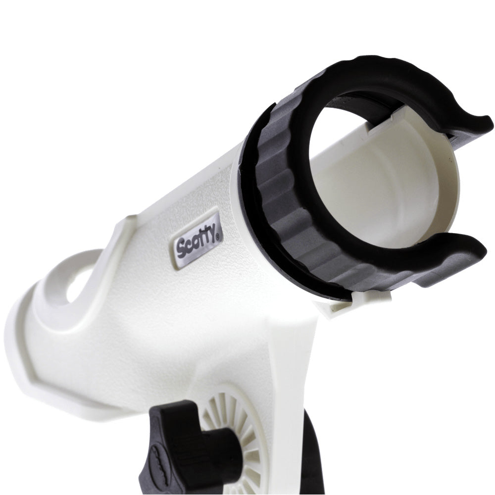 Scotty Powerlock Rod Holder White w/241 Side/Deck Mount 230-WH — Quality Boat Parts
