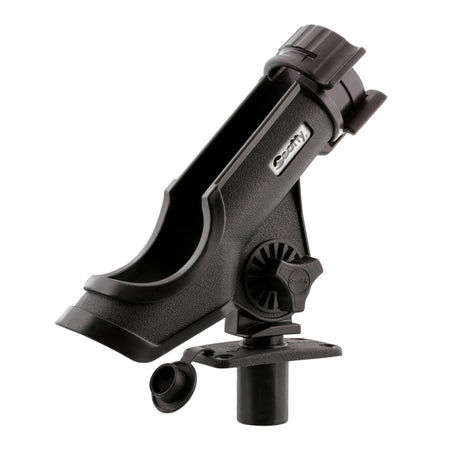 Scotty Powerlock Rod Holder Black w/244 Flush Deck Mount 231-BK — Quality Boat Parts