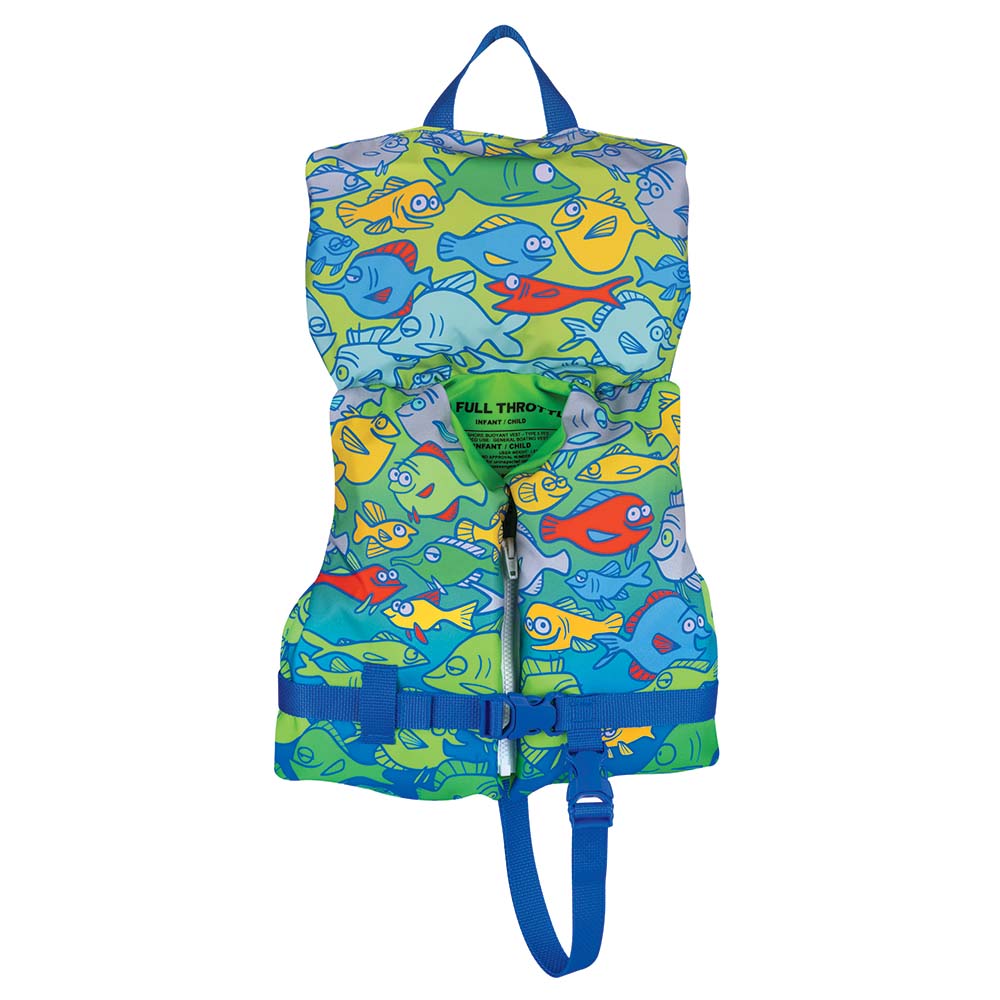 Full Throttle Character Vest - Infant/Child Less Than 50lbs - Fish 104200-500-000-15 — Quality Boat Parts