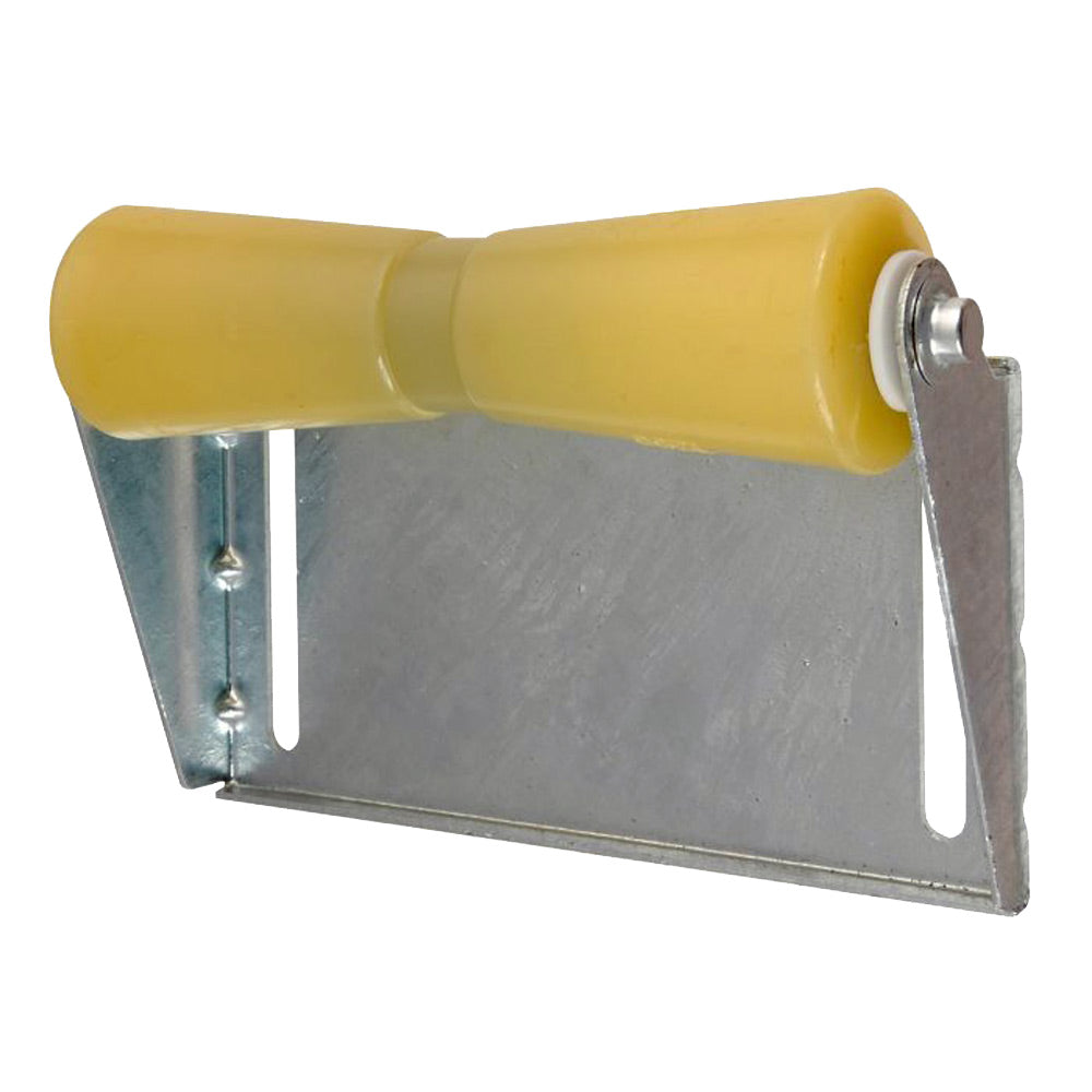 C.E. Smith Panel Bracket Assembly 12" Keel Roller - Yellow TPR 10455G — Quality Boat Parts