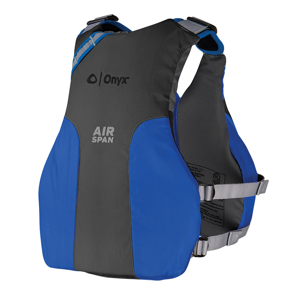 Onyx Airspan Breeze Life Jacket - XL/2X - Blue 123000-500-060-23 — Quality Boat Parts