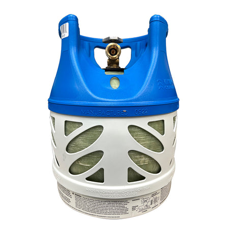 Viking Cylinders 11lb Vertical Fiberglass Composite LPG Cylinder w/Type 1 Valve - OPD, DOT, TC Approved 1420-0011 — Quality Boat Parts