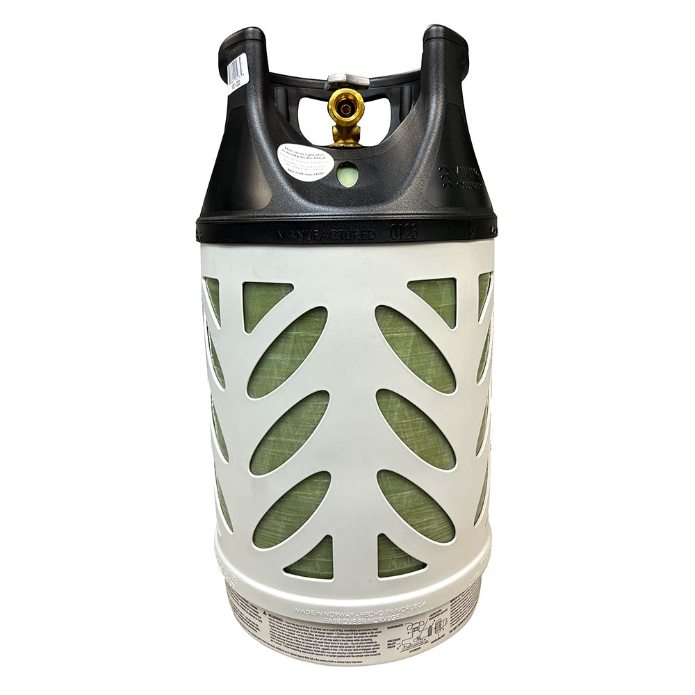 Viking Cylinders 22lb Vertical Fiberglass Composite LPG Cylinder w/Type 1 Valve - OPD, DOT, TC Approved 1420-0022 — Quality Boat Parts