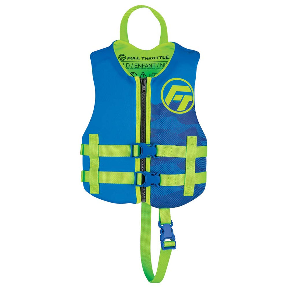 Full Throttle Child Rapid-Dry Life Jacket - Blue 142100-500-001-22 — Quality Boat Parts