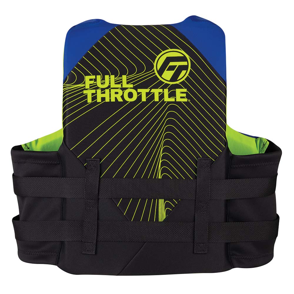 Full Throttle Adult Rapid-Dry Life Jacket - L/XL - Blue/Black 142100-500-050-22 — Quality Boat Parts