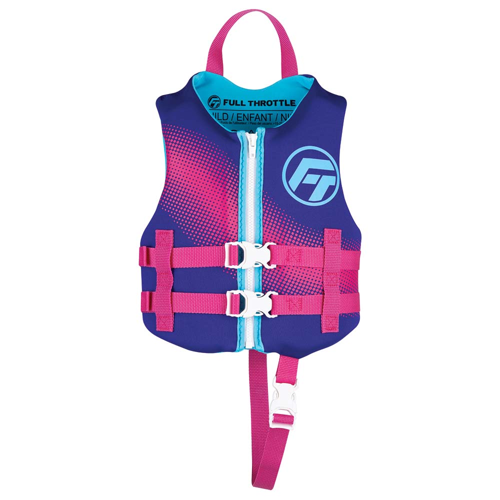 Full Throttle Child Rapid-Dry Life Jacket - Purple 142100-600-001-22 — Quality Boat Parts