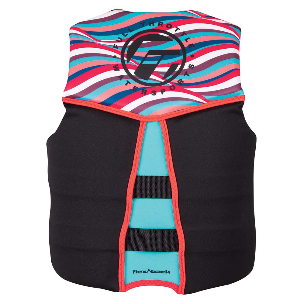 Full Throttle Women's Rapid-Dry Flex-Back Life Jacket - Women's S - Pink/Black 142500-105-820-22 — Quality Boat Parts