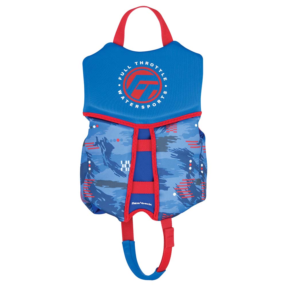 Full Throttle Child Rapid-Dry Flex-Back Life Jacket - Blue 142500-500-001-22 — Quality Boat Parts