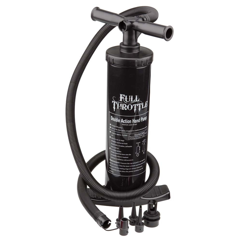 Full Throttle Dual Action Hand Pump - Black 310100-700-999-12 — Quality Boat Parts