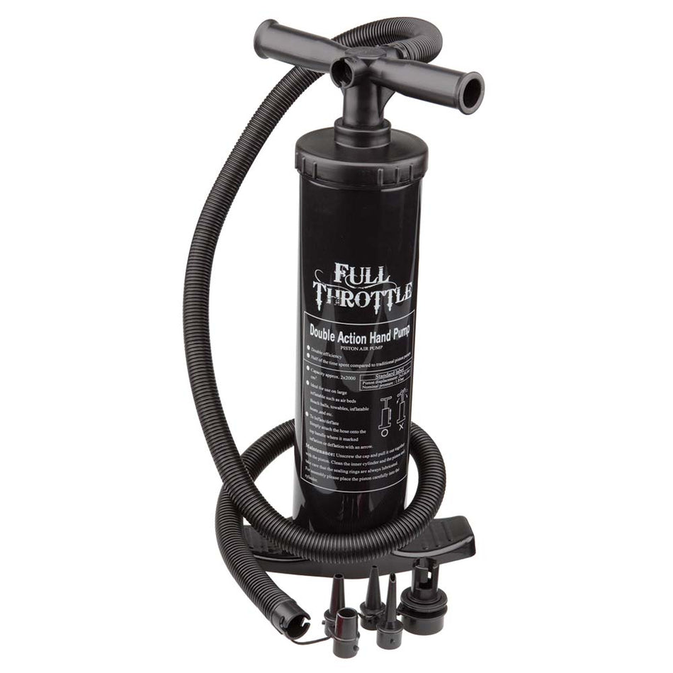 Full Throttle Dual Action Hand Pump - Black 310100-700-999-12 — Quality Boat Parts
