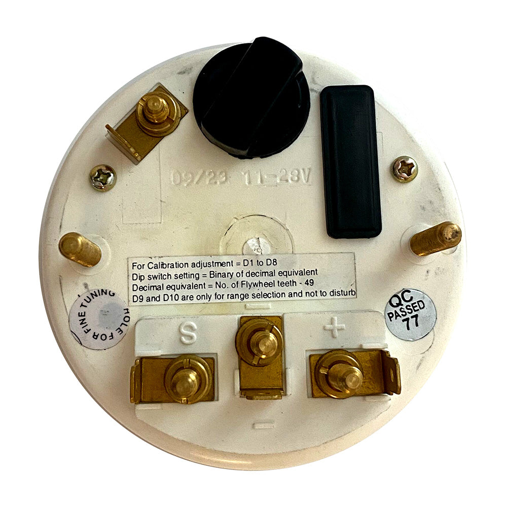 VDO Cockpit International Gen II 4K RPM Tachometer w/Hourmeter 333-93500 — Quality Boat Parts