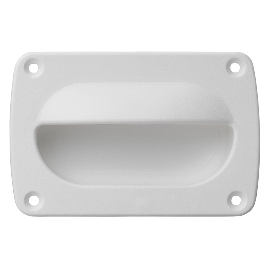 Whitecap Nylon Flush Pull - Large - White 3364WC — Quality Boat Parts