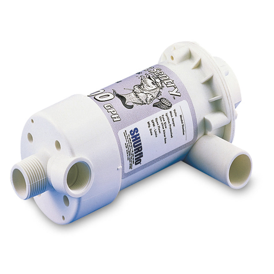 Shurflo by Pentair BAIT SENTRY™ 800 Magnetic Drive Livewell Pump - 800 GPH 1700-011-030 — Quality Boat Parts