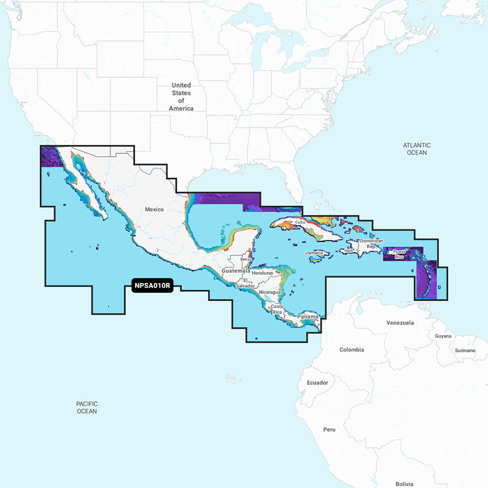 Navionics Platinum+ NPSA010R - Central America & Caribbean 010-C1459-40 — Quality Boat Parts