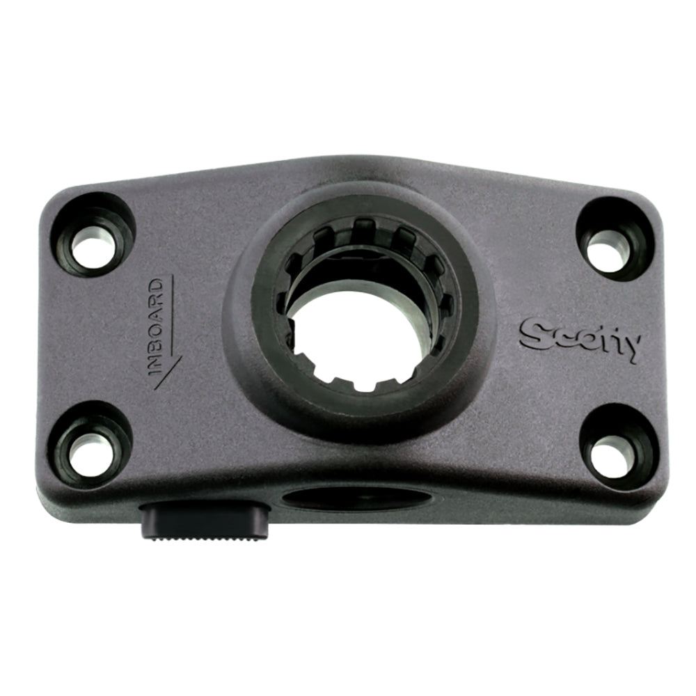 Scotty 241 Locking Combination Side or Deck Mount - Black 241L-BK — Quality Boat Parts