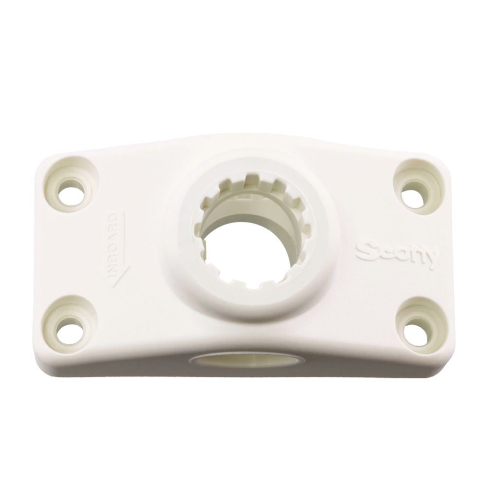 Scotty Combination Side / Deck Mount - White 241-WH — Quality Boat Parts