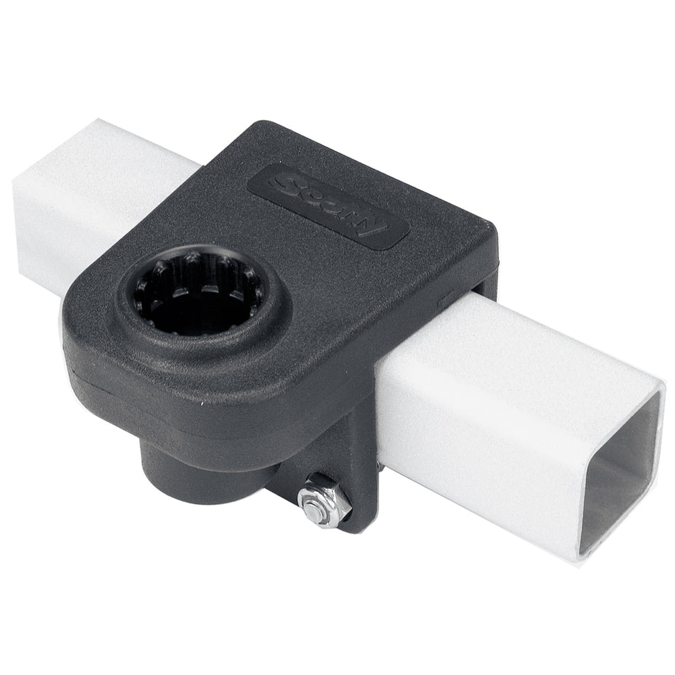 Scotty 1 1/4" Square Rail Mount 243-BK — Quality Boat Parts
