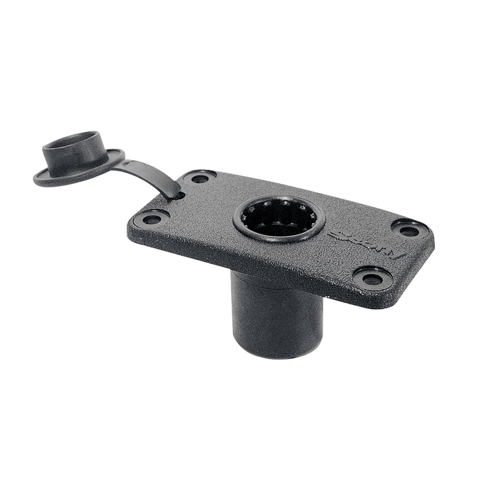 Scotty 244 Flush Deck Mount w/Rain Cap 244-BK — Quality Boat Parts