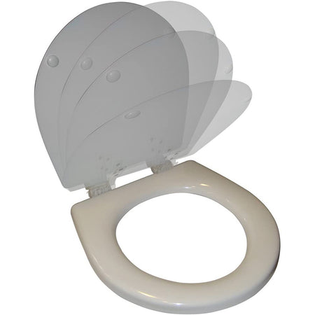 Raritan Soft Close Household Style Seat & Cover - White 1245SC — Quality Boat Parts