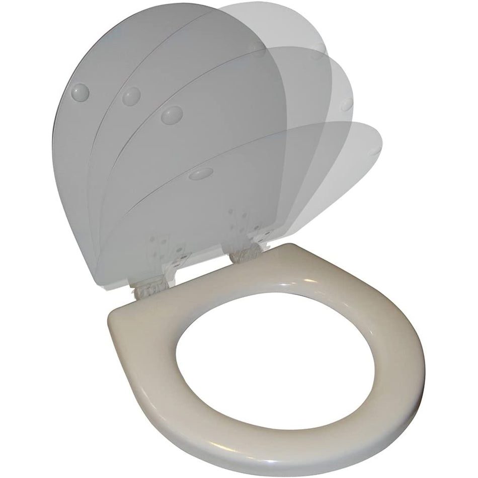 Raritan Soft Close Household Style Seat & Cover - White 1245SC — Quality Boat Parts
