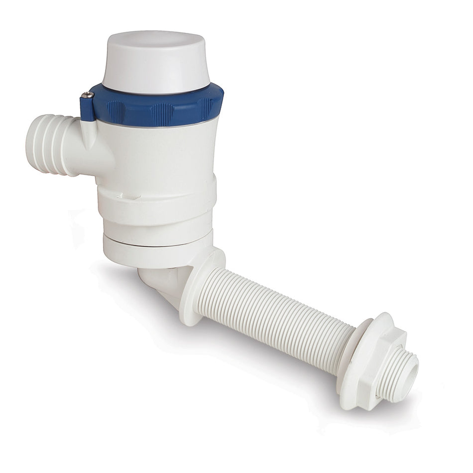Shurflo by Pentair PIRANHA™ Angled Port Aerator 800 Livewell Pump - 12 VDC, 800 GPH 357-114-10 — Quality Boat Parts
