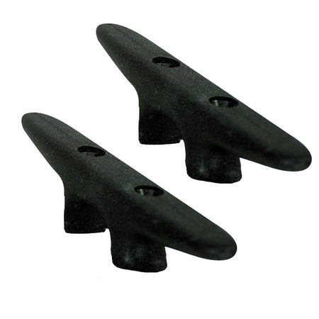 Whitecap Black Nylon Cleat 6" Pair 3421BP — Quality Boat Parts
